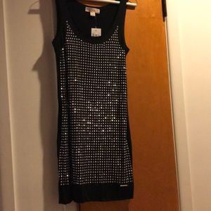 Michael Kors Black studded dress Size Small